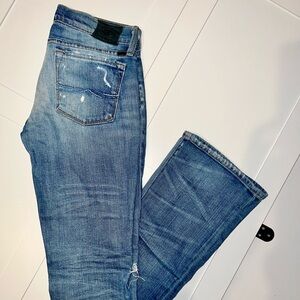 Lucky Brand Zoe Bootcut Jeans Size 26 Distressed Women